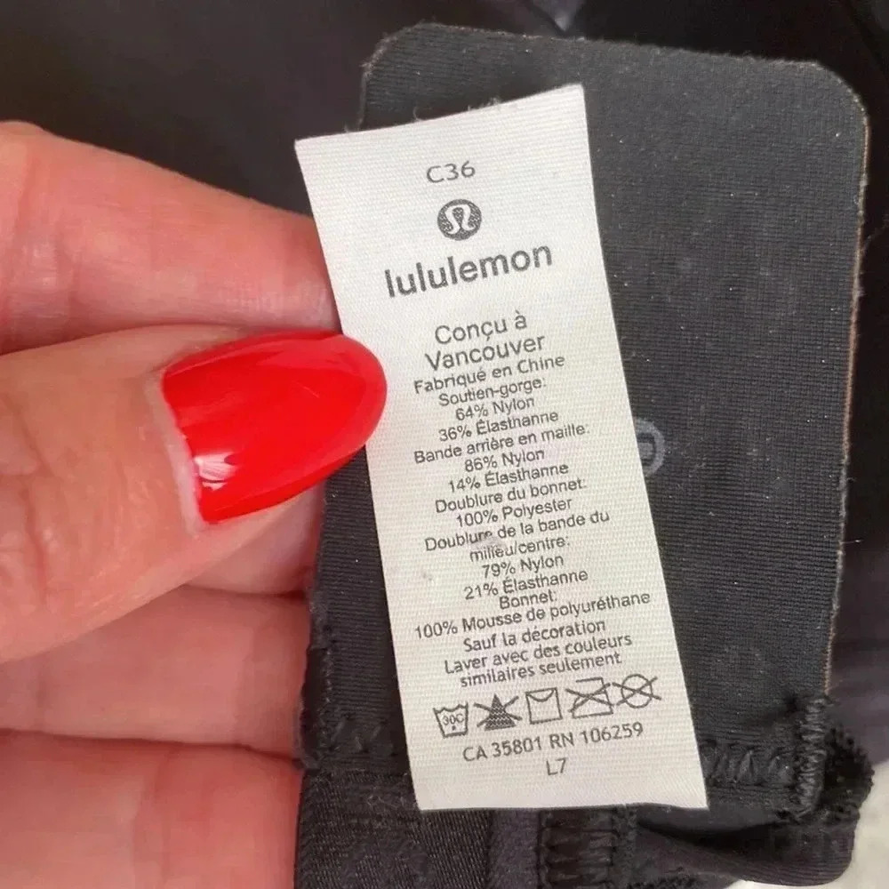 LULULEMON top size 36C - Picture 4 of 5